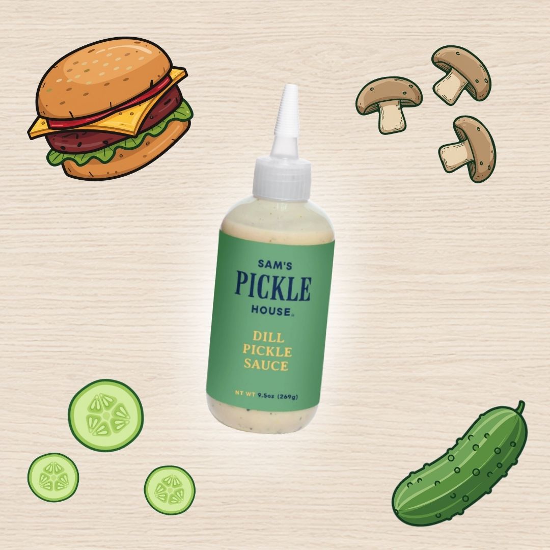 The Big Dill Portobello Burger